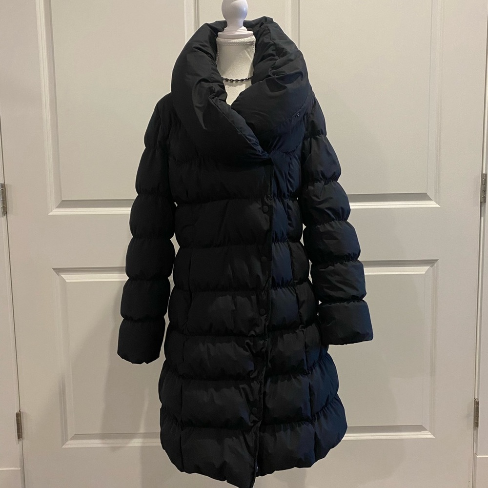 😎OFFERS😎 NWOT Quilted MELANIE LYNE Down Puffer Parka with Cowl Neck